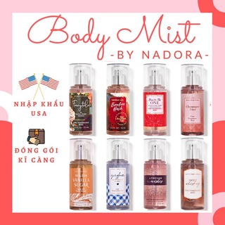 [Mini - Đủ Mùi] Xịt Thơm Toàn Thân Bath And Body Works Body Mist (88ml)