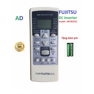 Điều khiển điều hòa Fujitsu AR-RCD1C loại tốt dùng cho 1 chiều và 2 chiều