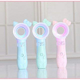 Quạt cầm tay không cánh, có đèn sáng tiện dụng