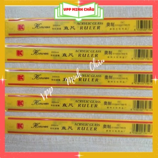 Thước kẻ [𝙎𝙄𝙀̂𝙐 𝙍𝙀̉] Kewen 20cm/30cm Chuẩn