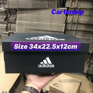 HỘP ĐỰNG GIÀY ADIDAS SIZE 34X22.5X12CM MÀU ĐEN