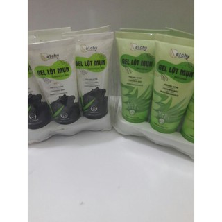 Gel lột mụn trà xanh và than hoạt tính Atchy (60g)