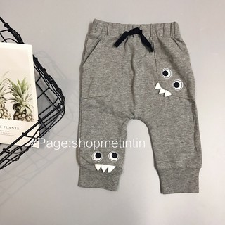 Quần nỉ da cá cho bé( túi kute 3m,6m)