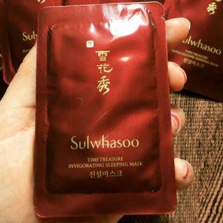 Mặt Nạ Ngủ Chống Lão Hóa Tái Tạo Da Sulwhasoo Sleeping Mask Sample