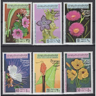 Tem sưu tập Tem Libya Hoa 1979 ( 6 tem )