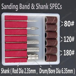 Bộ 12 món phụ kiện mài khắc dùng cho máy khoan mài mini