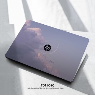 Decal dán laptop chống xước mẫu MÂY TÍM - Decal Dán cho Dell, Hp, Asus, Lenovo, Acer, MSI, Surface,Vaio, Macbook