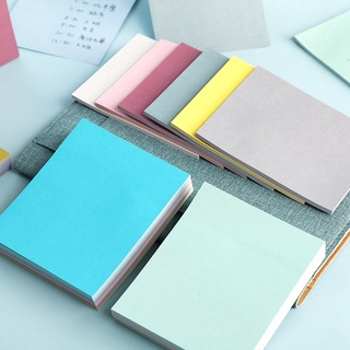 Giấy note ghi chú vintage đánh dấu trang dày mịn Rainbow Note 6 màu