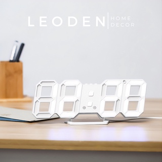 Đồng hồ led để bàn 3d thông minh có báo thức, đồng hồ trang trí phòng ngủ