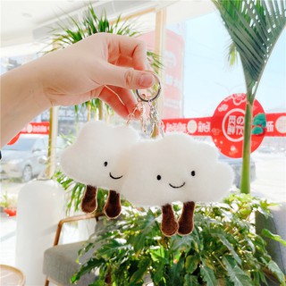 MÓC KHÓA BÉ MÂY THÚ BÔNG PHỤ KIỆN CÓ MÓC GÀI TÚI