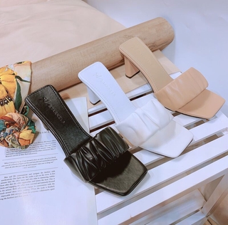 DÉP CAO GÓT QUAI NGANG ĐẾ DẸP 5 PHÂN - GUỐC NỮ 5P QUAI NGANG NHÚN