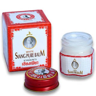 DẦU CÙ LÀ NHÃN TRẮNG WHITE BALM SIANG PURE - THÁI LAN