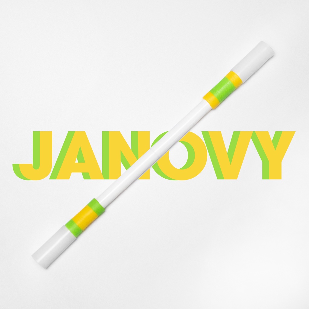 Bút quay JANOVY MOD - Double Cap MOD