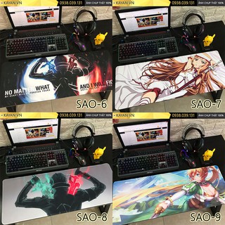[CHỐNG NƯỚC] Miếng Lót chuột, bàn di chuột cỡ lớn Sword Art Online