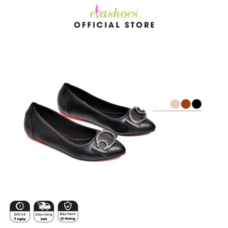 Giày Búp Bê Phối Nơ Mũi Tròn Evashoes - EVA1080