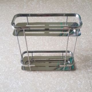 [GIÁ XƯỞNG]Kệ góc vuông 304 - Kệ 2 tầng inox 304
