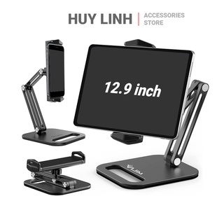Vijim P001 | Giá đỡ để bàn kẹp điện thoại máy tính bảng bằng kim loại chắc chắn có thể gấp gọn