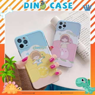 Ốp lưng iphone Lemon Peach Girl IMD 6/6plus/6s/6s plus/6/7plus/8plus/x/xs/xsmax/11/11pro/11 promax DT06- Dino Case