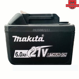 Pin Máy Khoan 21V 5000mah 6000mah,Loại 15 Cell Pin,Xả 30A,Chân MaKi Ta,Bảo Hành 3 Tháng
