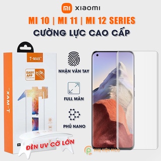 Kính cường lực Mi 11 Ultra nhận vân tay màn hình đèn UV cỡ lớn T-Max - Dán màn hình Xiaomi Mi 11 Ultra