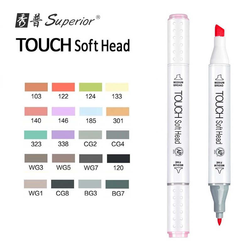 Bút Marker Superior Touch soft head ( bán lẻ 1 cây) Link 2