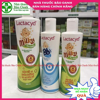 SỮA TẮM GỘI TRẺ EM LACTACYD MILKY
