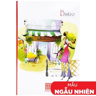 Vở Bristro 4 Ly Ngang 200 Trang ĐL 80g/m2 - Hồng Hà 0740 (Mẫu Màu Giao Ngẫu Nhiên)