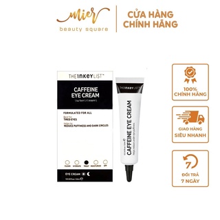 Kem Giảm Quầng Thâm, Bọng Mắt, Giảm Nếp Nhăn The INKEY List Caffeine Eye Cream 15ml