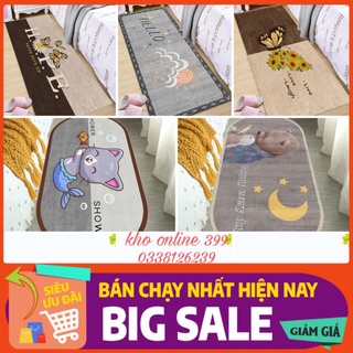 [RẺ VÔ ĐỊCH] thảm trải sàn chân giường, chiếu thảm phòng khách đa năng kích thước 80cmx2m, trang trí nhà cửa