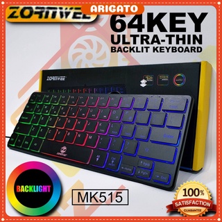 Bàn phím Mini có dây Arigato Tika cổng USB Zornwee Gnet G64 Led phím chuột Mini không dây G1000 cho PC laptop macbook