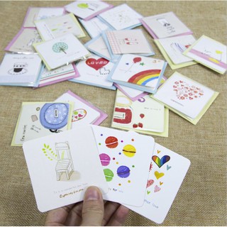 Thiệp Chúc Mừng Sinh Nhật Thiệp Chúc Mừng Mini (7cmx7cm)
