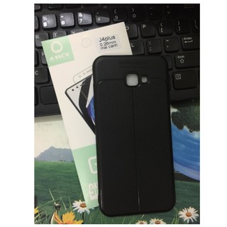Combo dán kính + ốp dẻo Auto Focus Galaxy J4 Plus 2018