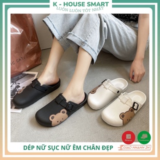 Dép sục nữ đẹp thời trang, dép bánh mì cute mát xa chân rất êm và thoải mái