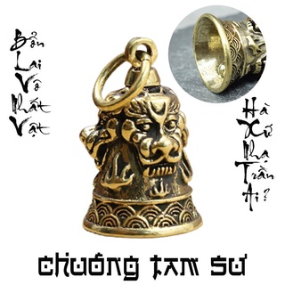 Móc khóa Chuông Tam Sư bằng đồng cao cấp