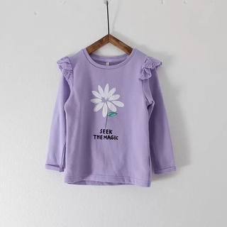Áo phông dài tay Boulevard cho bé gái 6-14 tuổi  Chất cotton da cá xuất dư 0921