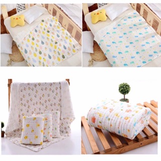 Chăn đắp xô Nhật 6 lớp cho bé (kèm ảnh thật)