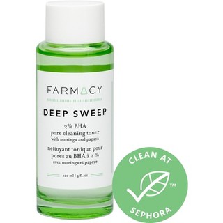 FARMACY  Toner làm sạch sâu  Deep Sweep 2% BHA Pore Cleaning Toner with Moringa + Papaya