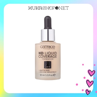 [Chính hãng] Kem nền kiềm dầu Catrice HD Liquid Coverage Foundation 24h che phủ tốt 30ml