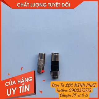 Rắc F5 Vặn Rặc F đực Tivi (Rặc F5 Vặn 1 con-Rắc F đực Tivi 1 Con) 1 bộ 2 CON