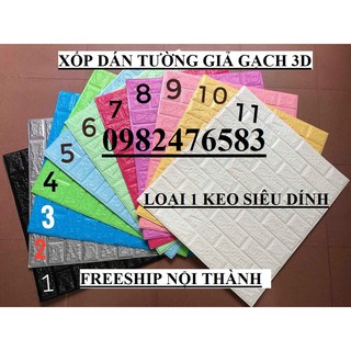 SỈ LẺ TẤM XỐP DÁN TƯỜNG 3D TIÊU ÂM CÁCH NHIỆT GIÁ RẺ HÀ NỘI