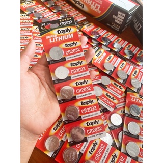 Vỉ 5 viên pin Cr2032 3V Lithium, pin cúc áo