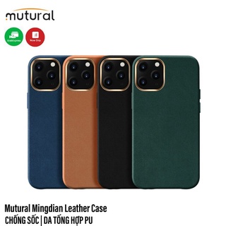 Ốp lưng da Mutural iphone 14 , 14 pro , 14 pro , 14 pro max chuẩn xịn