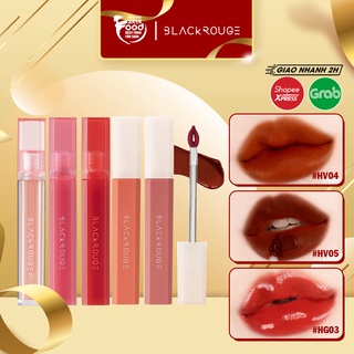 [New] Son kem lì mịn mượt, nhẹ môi Hàn Quốc Black Rouge Half N Half Water Velvet 3.5g