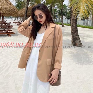 áo vest nữ dáng suông chất xuất dư nhiều màu sang chảnh