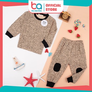 [Mã SKAMCLU8 giảm 10% cho đơn từ 100K] Bộ Dài Tay Beo Đáp Gối Cho Bé Trai Bé Gái - Chất Cotton Minky Mom
