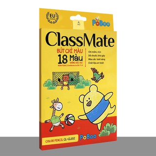 Bút Chì Màu 18 Màu Class Mate CL102