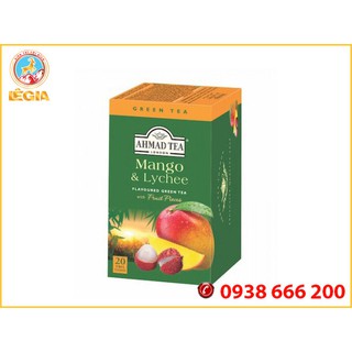 Trà AHMAD Xoài Vải 40g (MANGOO &amp; LYCHEE TEA) (Túi lẻ và Hộp)