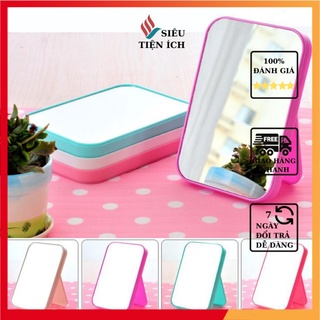 Gương để bàn trang điểm điểm gấp gọn đơn giản hiện đại