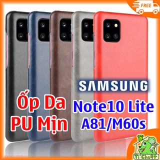 [Cao Cấp] Ốp Lưng Samsung Note 10 Lite A81 M60s Da PU