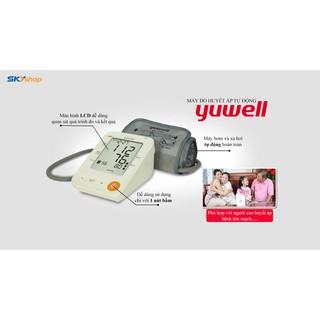 Máy Đo Huyết Áp Có Giọng Nói Yuwell YE660E - Tặng Máy Đo Đường Huyết Yuwell